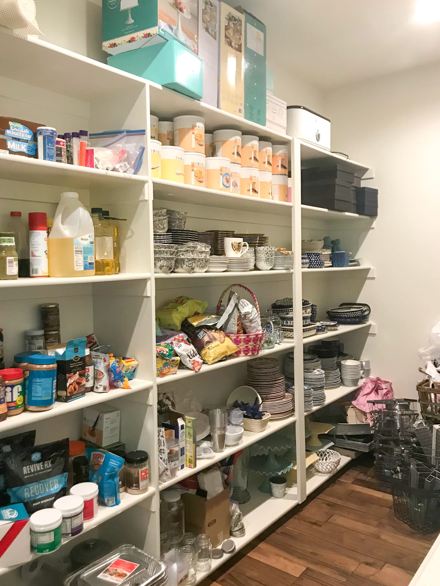 Pantry Shelf Organization 