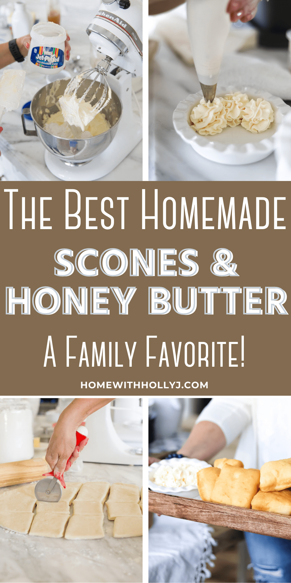 In Utah, deep-fried bread is called a scone. Top the scone with this amazingly delicious honey butter and you have a match made in heaven.
