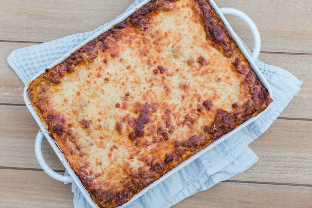 Homemade Lasagna Pasta Marinara Bolognese