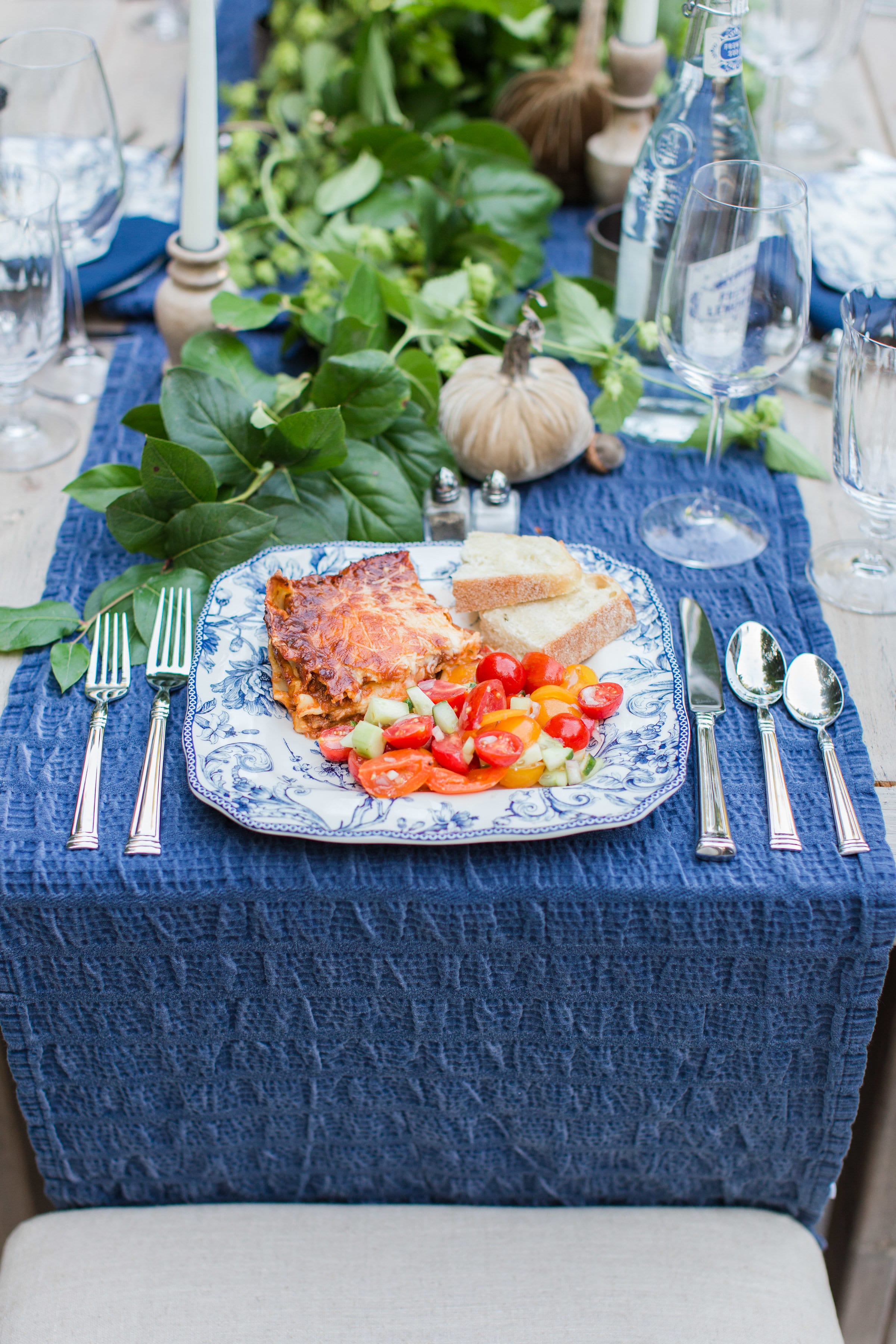 outdoor tablescape entertaining farm to table flowers garden 