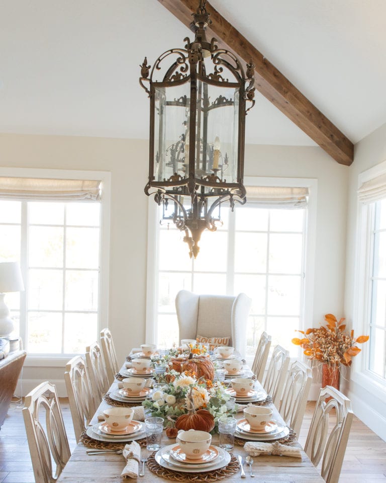 pumpkins table setting pacesetting tablescapes fall decor home decor