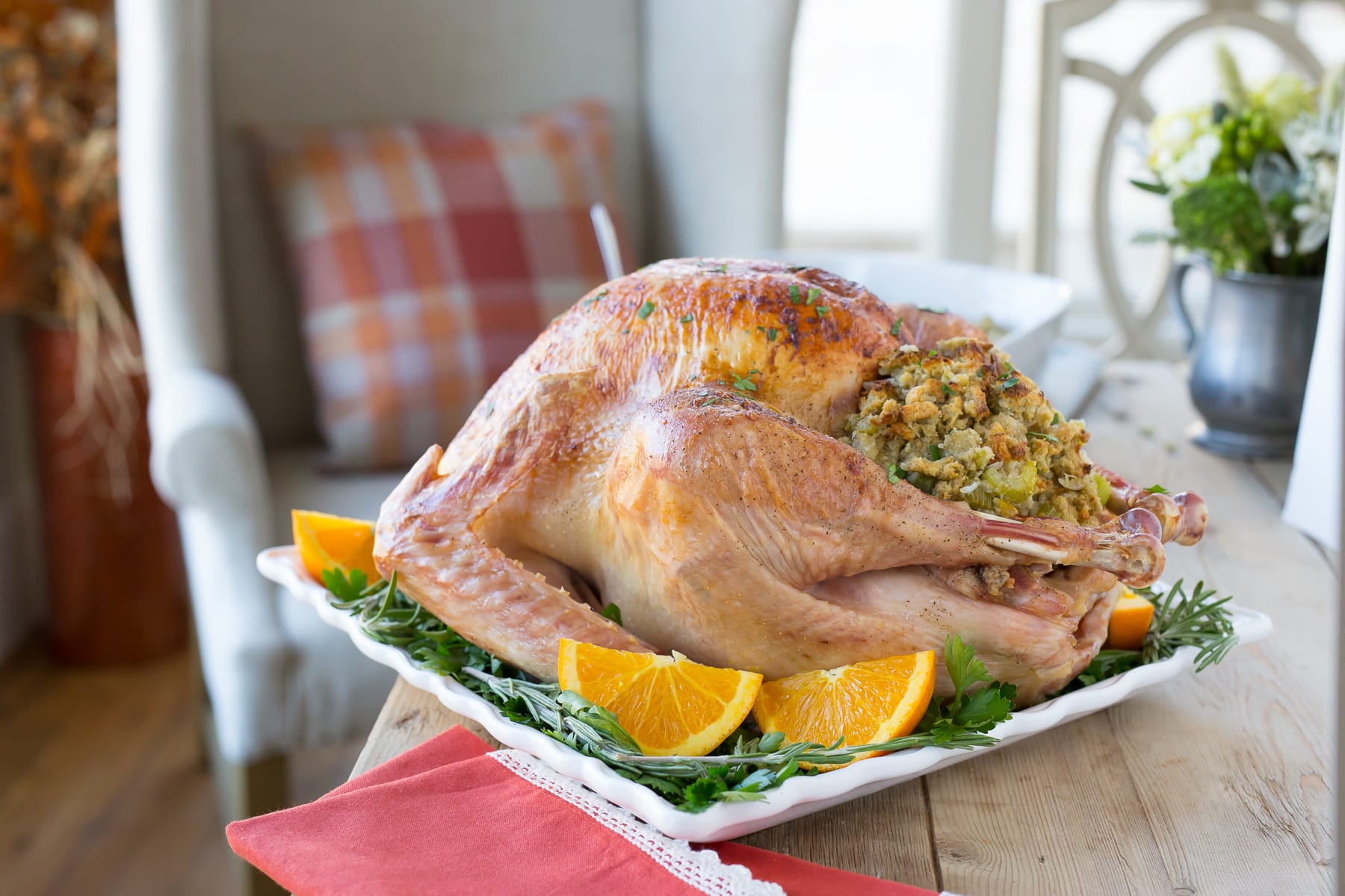 brining a turkey in the kitchen sink