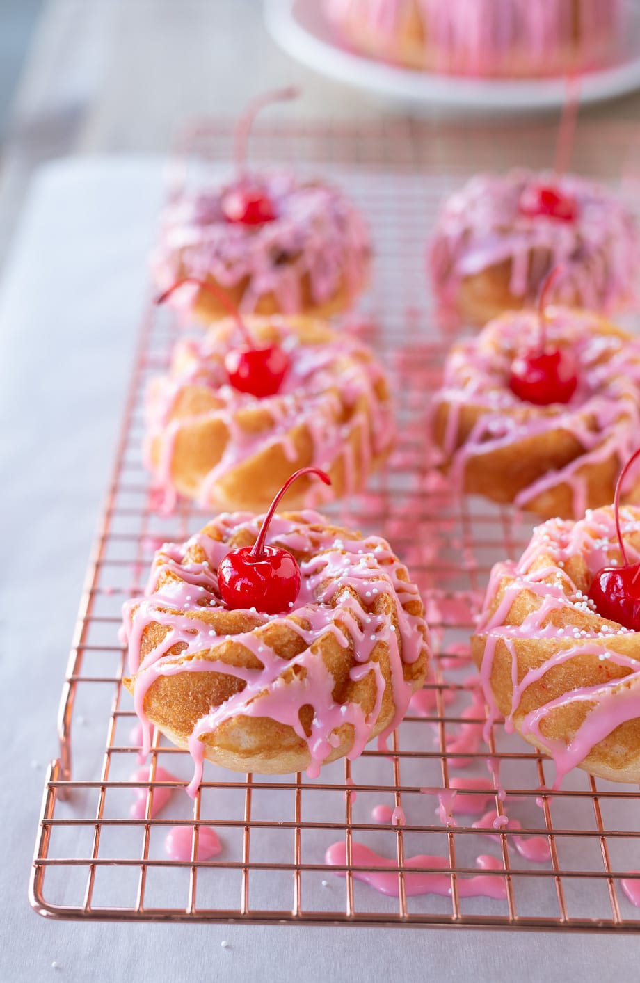 Cherry-Vanilla Bundt Cake