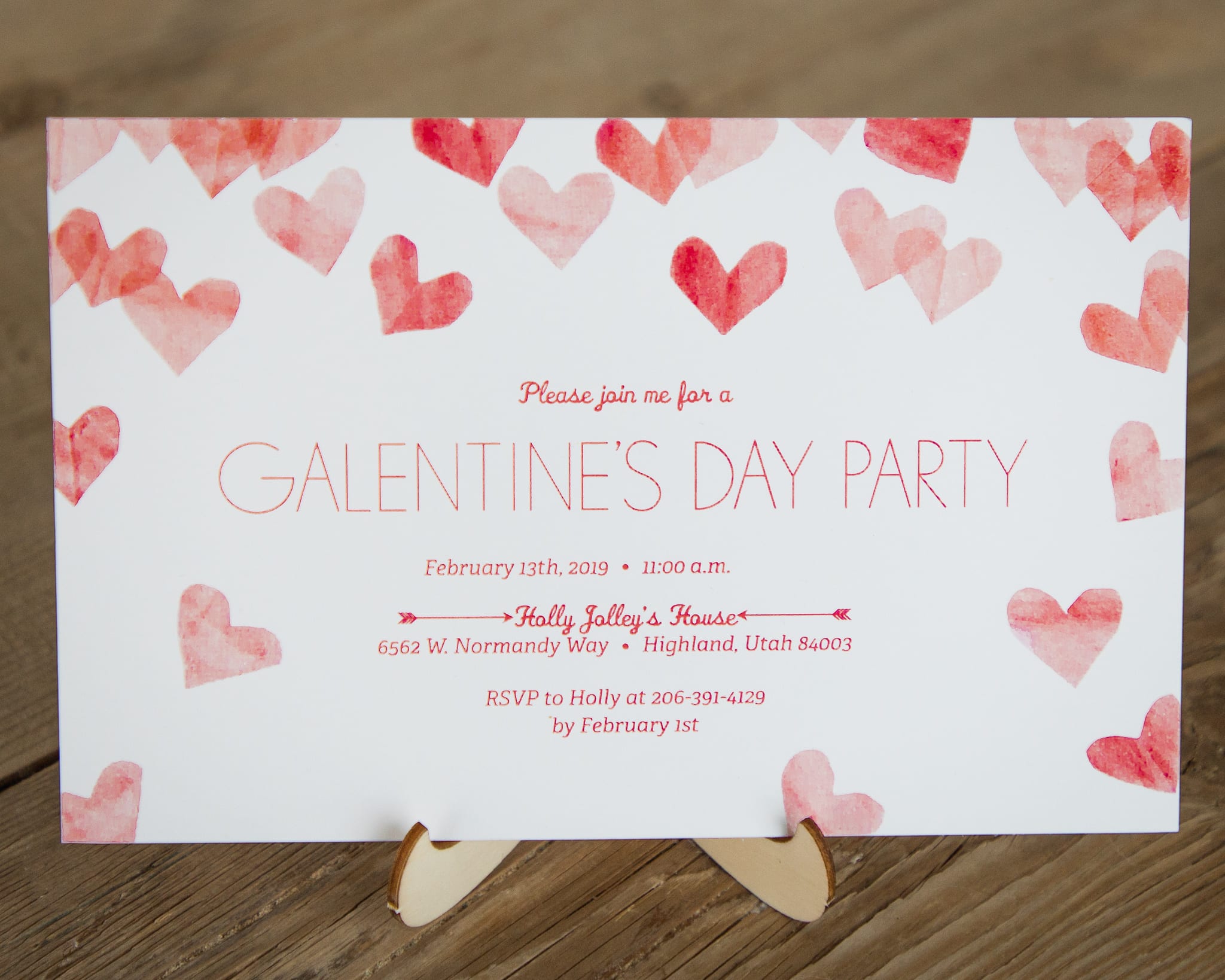 valentines day galentines day party pink and white tablescape table setting place setting dining table decor entertaining hostess pink and white dinnerware waffles coconut syrup maple syrup heart shaped bacon sautéed potatoes and onions recipes heart shaped waffles heart shaped butter entertaining ideas for valentines day pink flowers semi naked chocolate cake with cream cheese frosting hot cocoa bar Chocolate Party Invitations Cake heart shaped wreaths