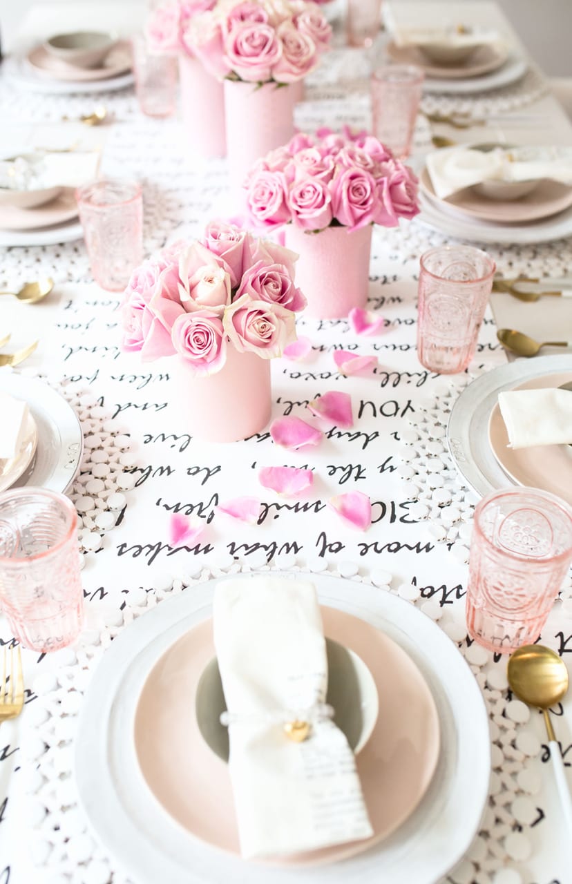 Valentines Day Tablescape  Decorating Your Home With Holly J