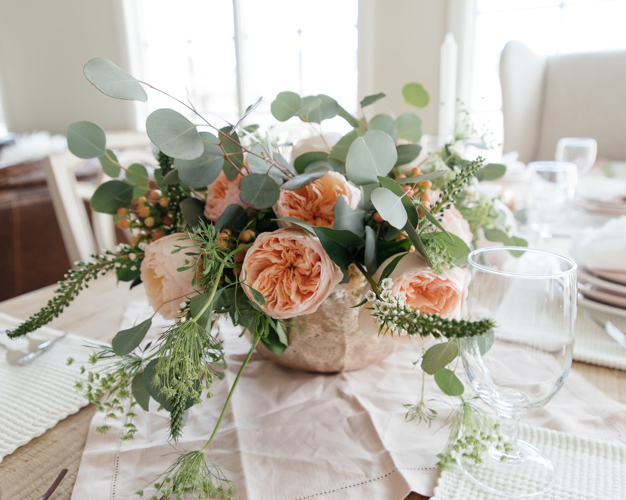 pink valentines tablescape pink table setting place setting dinner table dinner ware pink flowers valentines day table setting