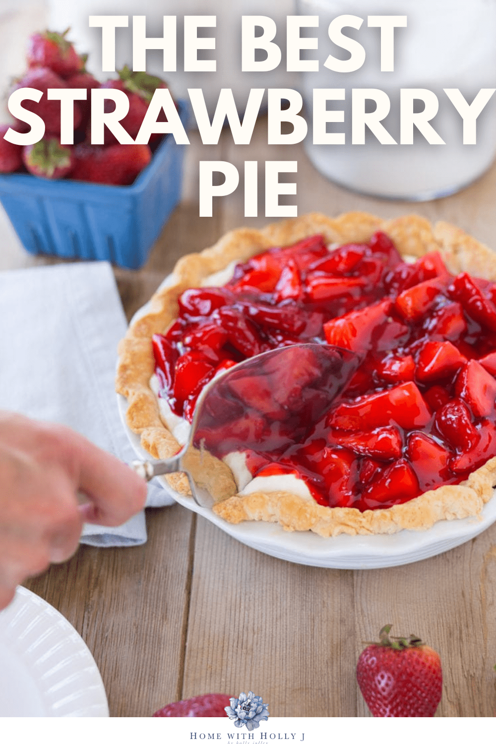 Sharing the best strawberry pie recipe with cream cheese filling. It is one of the tastiest desserts thanks to Grandma's recipe.