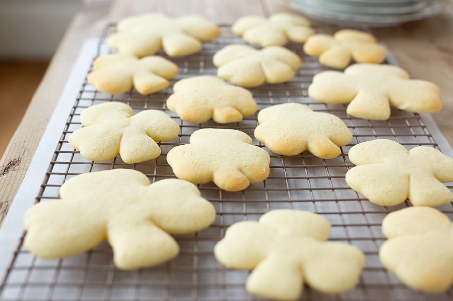 shamrock sugar cookies sugar cookie recipe baking frosting st. patricks day saint patrick's day celebration green cookies 