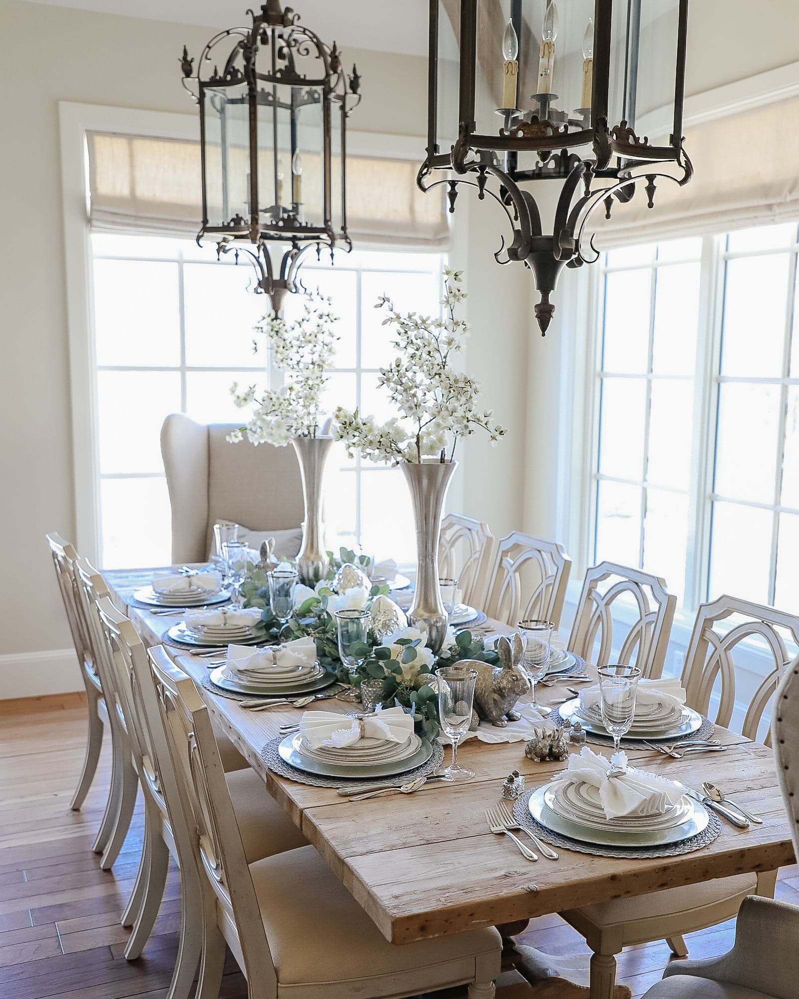 easter tablescape