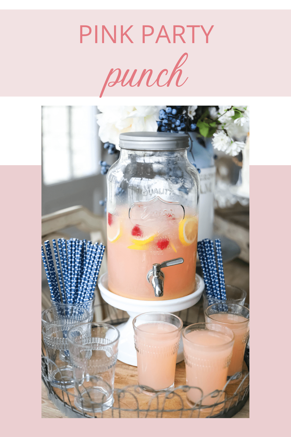 Pink Party Punch that Packs a Punch! - Home With Holly J