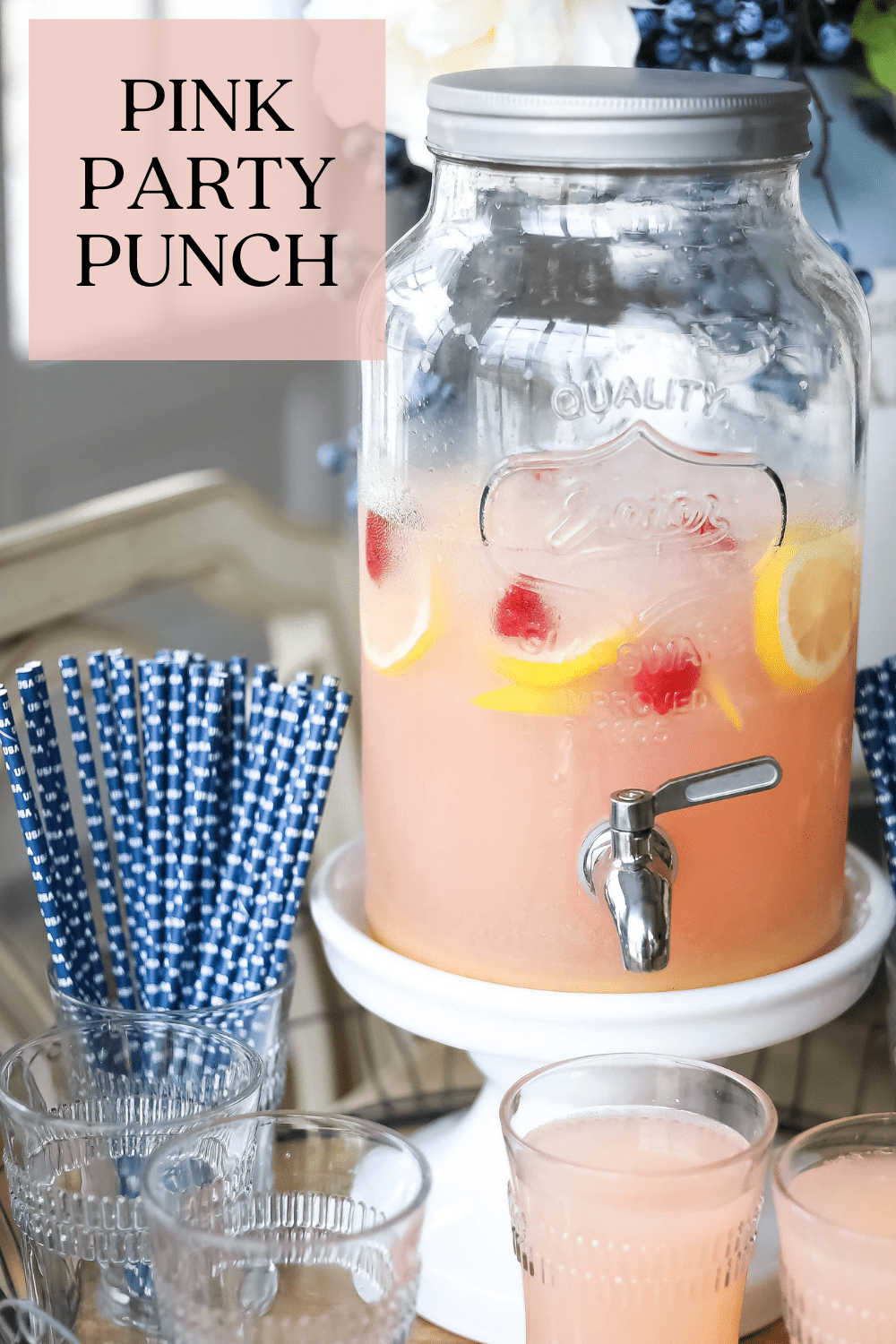 Pink Party Punch that Packs a Punch! - Home With Holly J