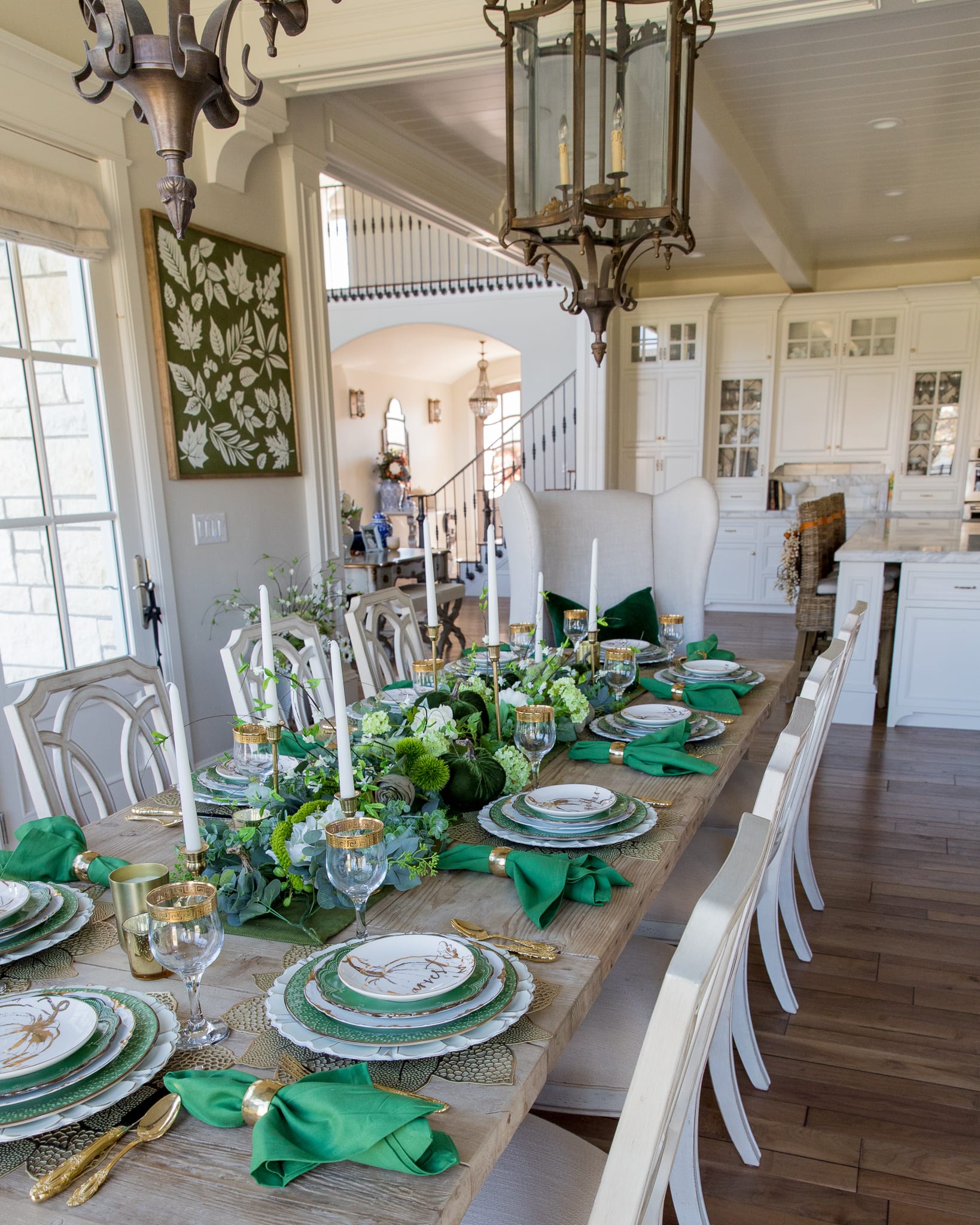 Geen and Gold St. Patrick's Day Kitchen - Home With Holly J