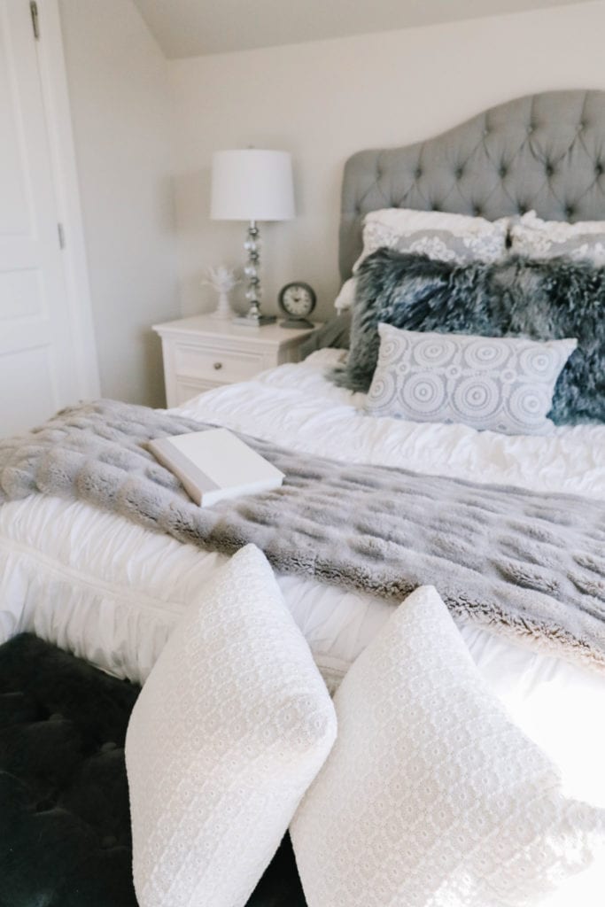 gray guest room