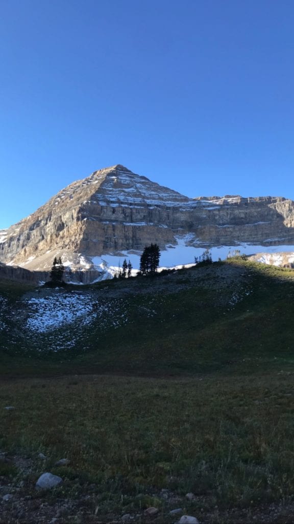 Back side of Mt Timpanogos