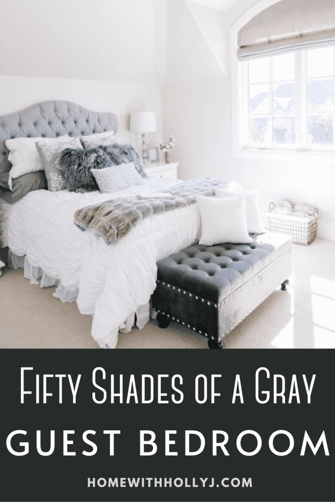 gray guest bedroom