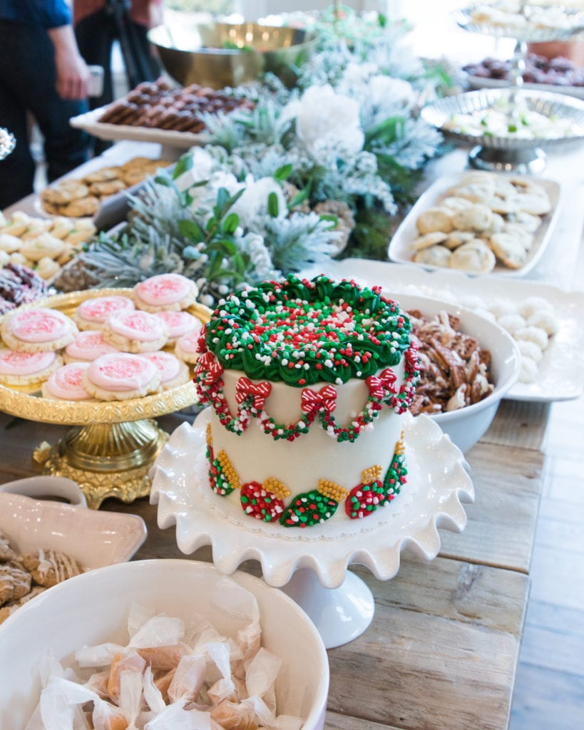 cookie exchange tablescape