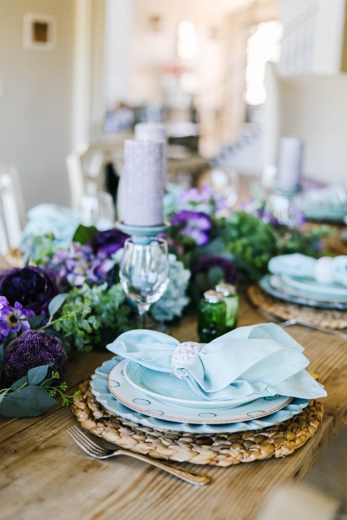 easter tablescape