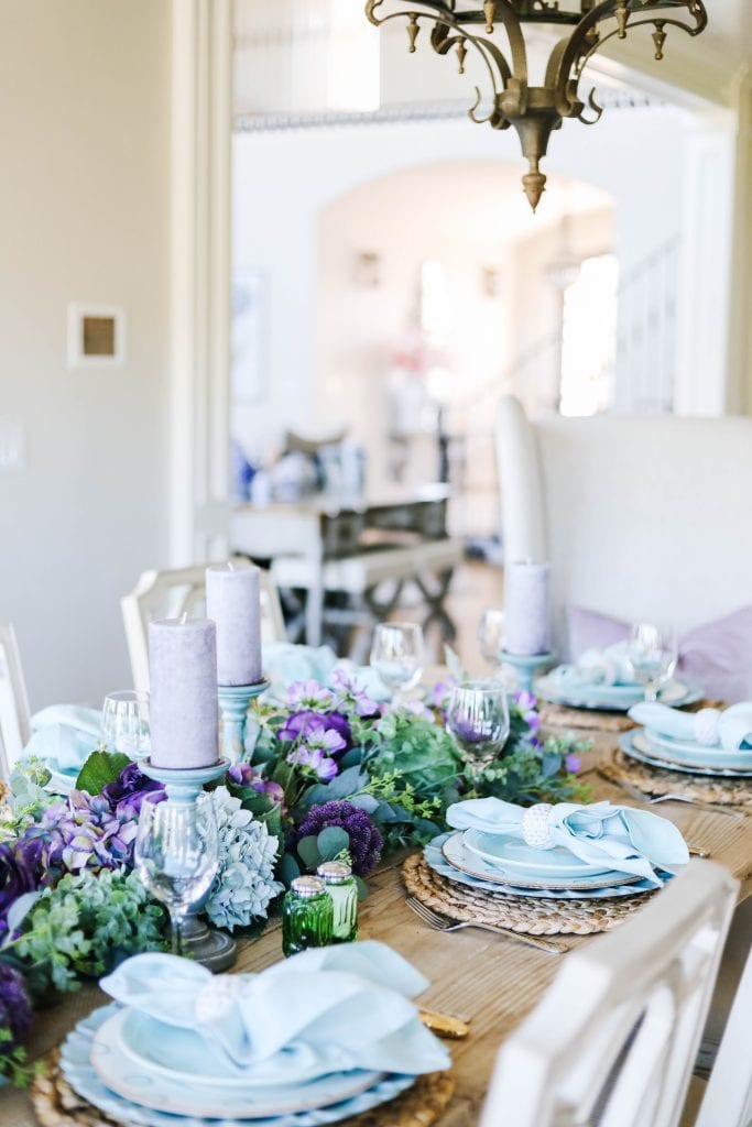 easter tablescape