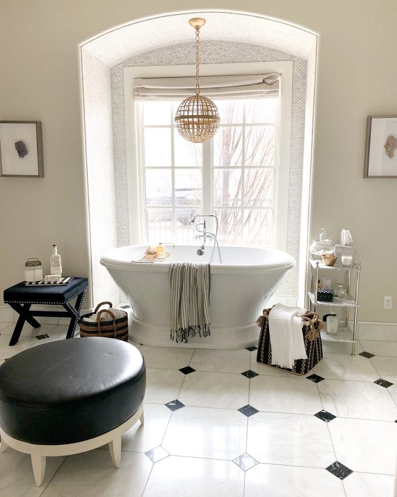 Master Bath Decor & Refresh - A Stroll Thru Life