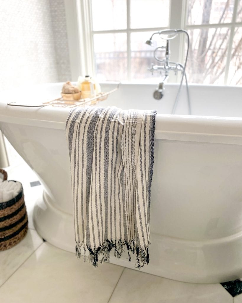 Easy Spring Bathroom Refresh & Bath Towel Giveaway! - Setting For Four  Interiors