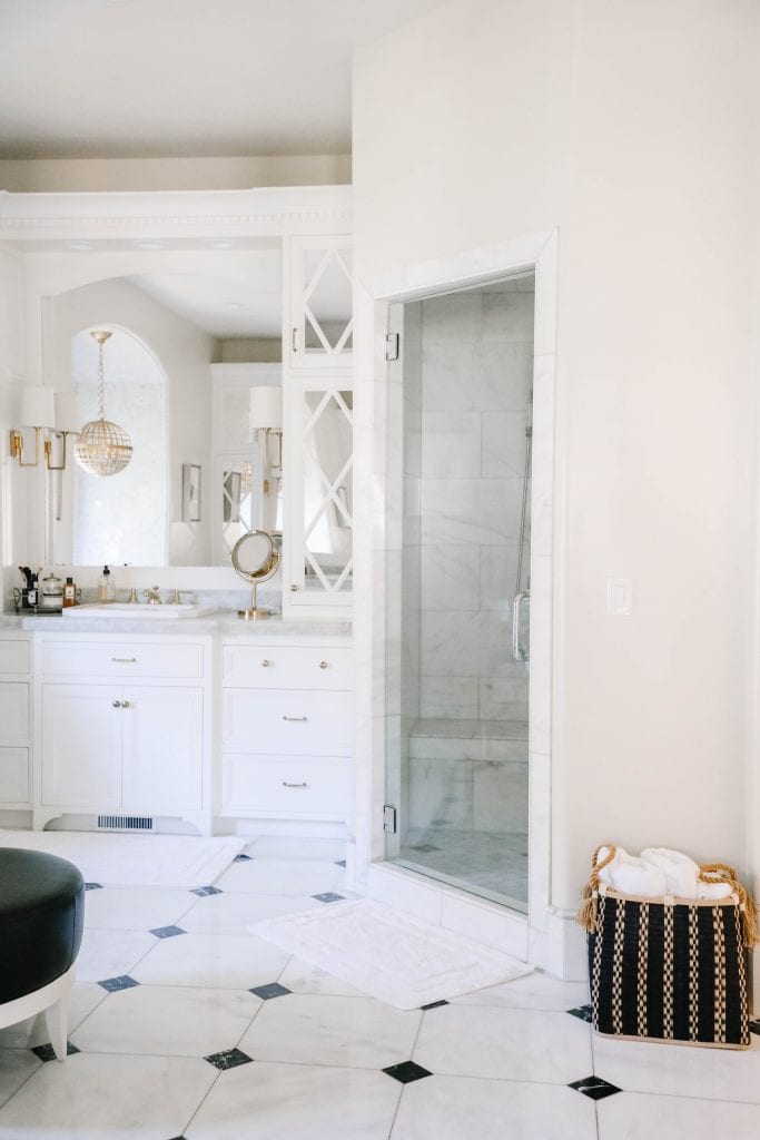 master bath shower area