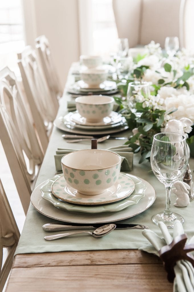 easter tablesetting