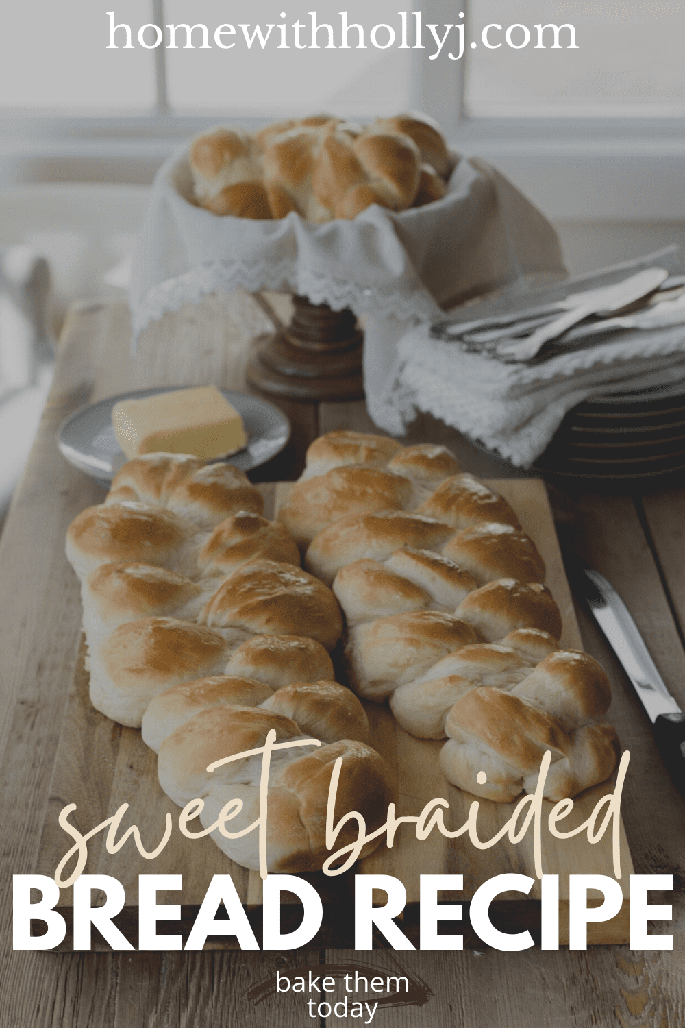 This is The Best Braided French Bread Recipe ever and it's not only delicious, it looks a little fancier than a regular loaf of bread.