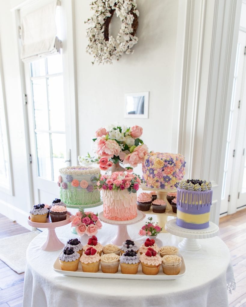 dessert table