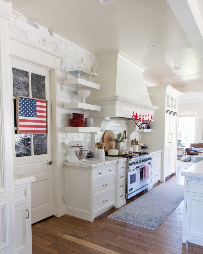 patriotic home decor kitchen ideas