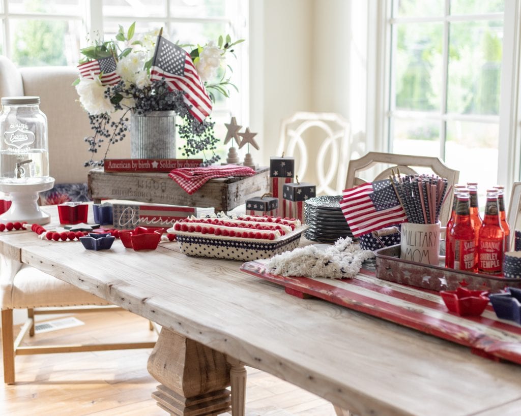 Fourth of July Tablescape 