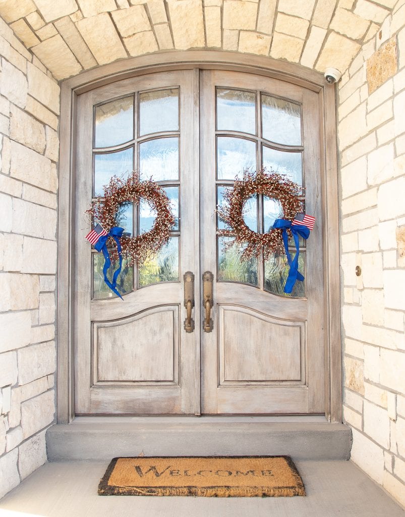 Patriotic Decor Wreath