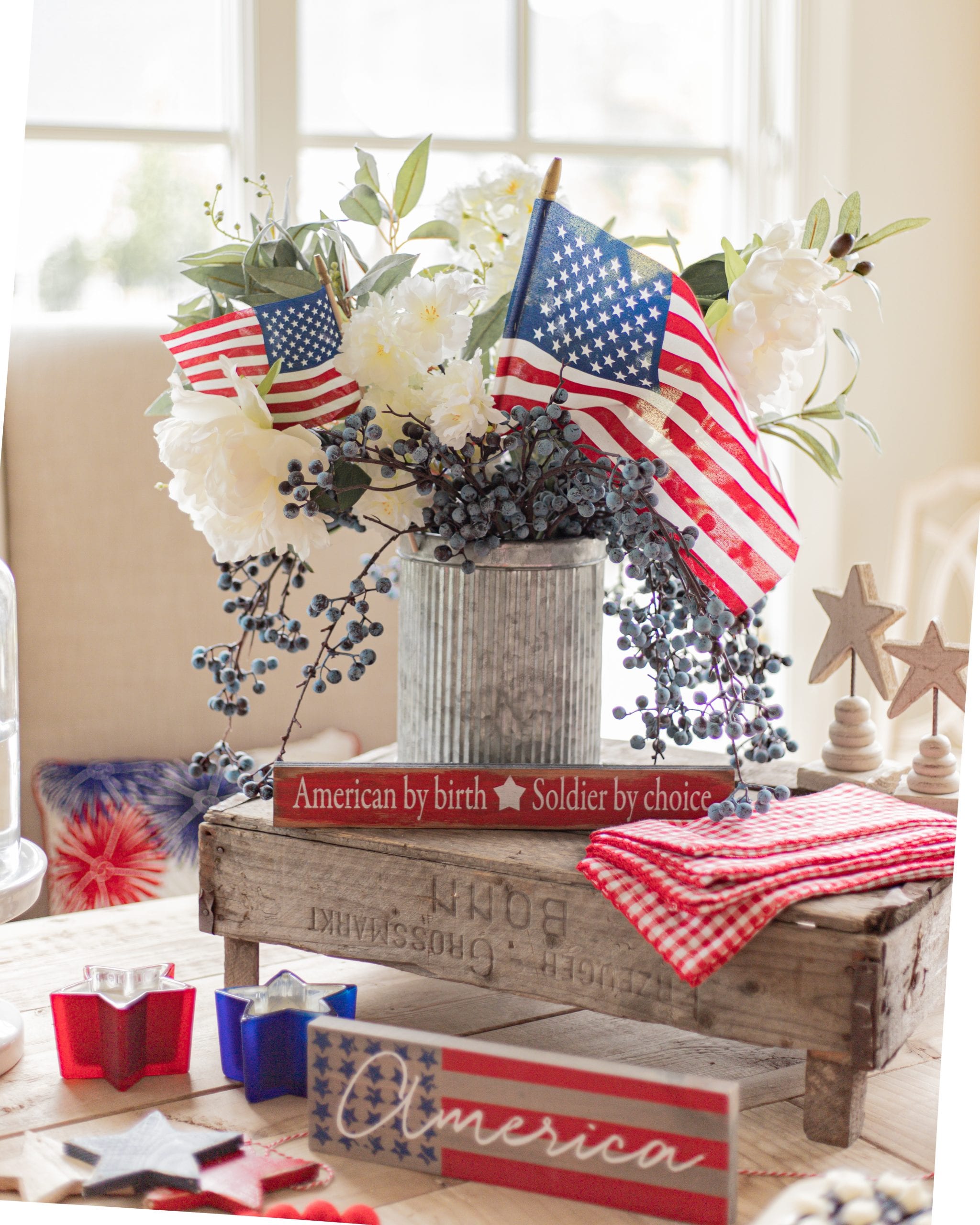 Fourth of July centerpiece 