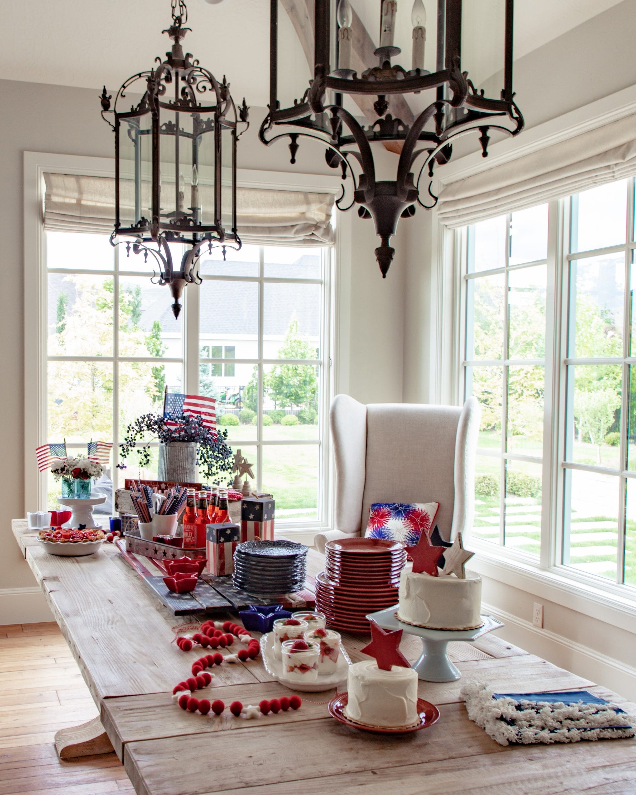 Fourth of July party table ideas