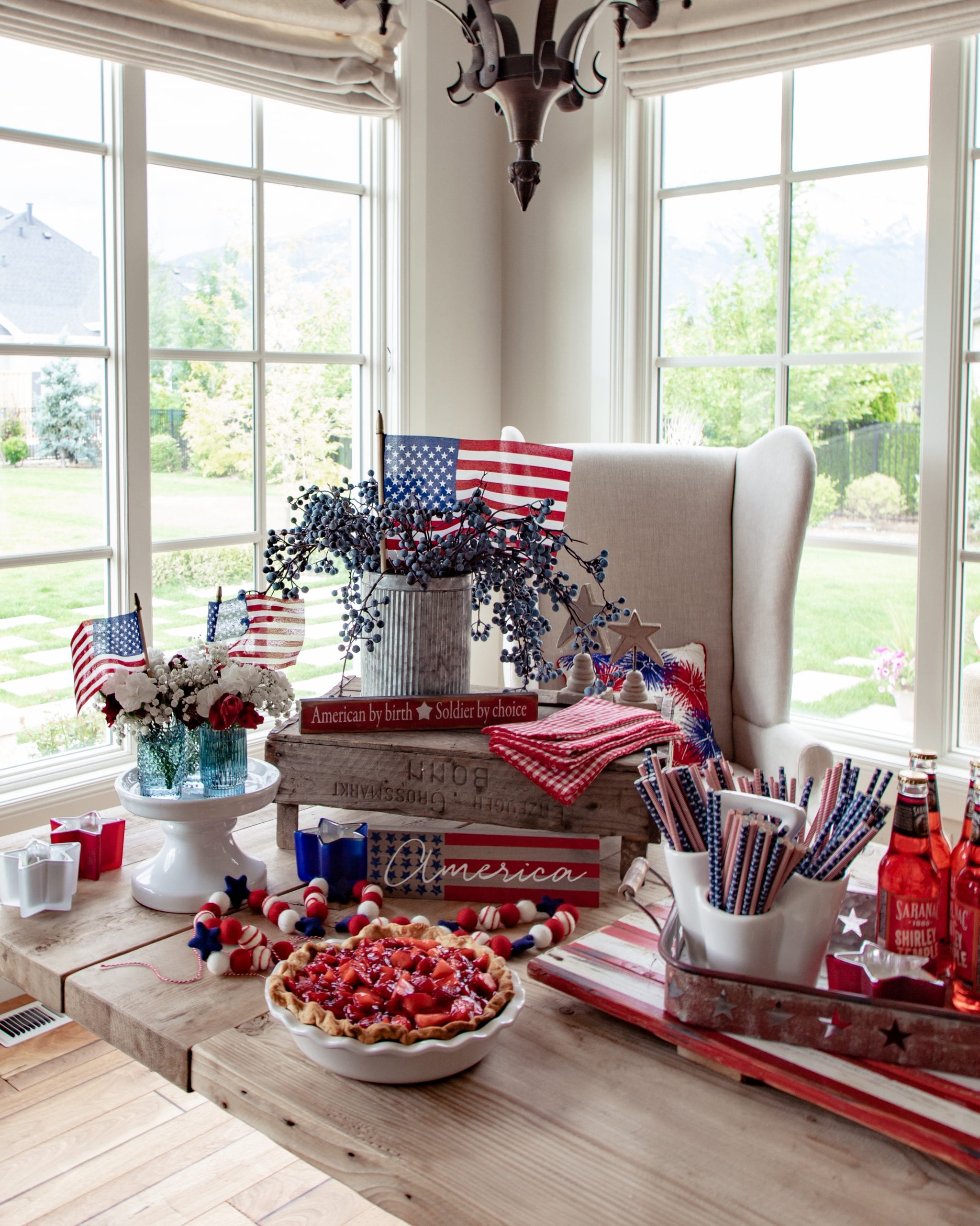 Fourth of July tablescape