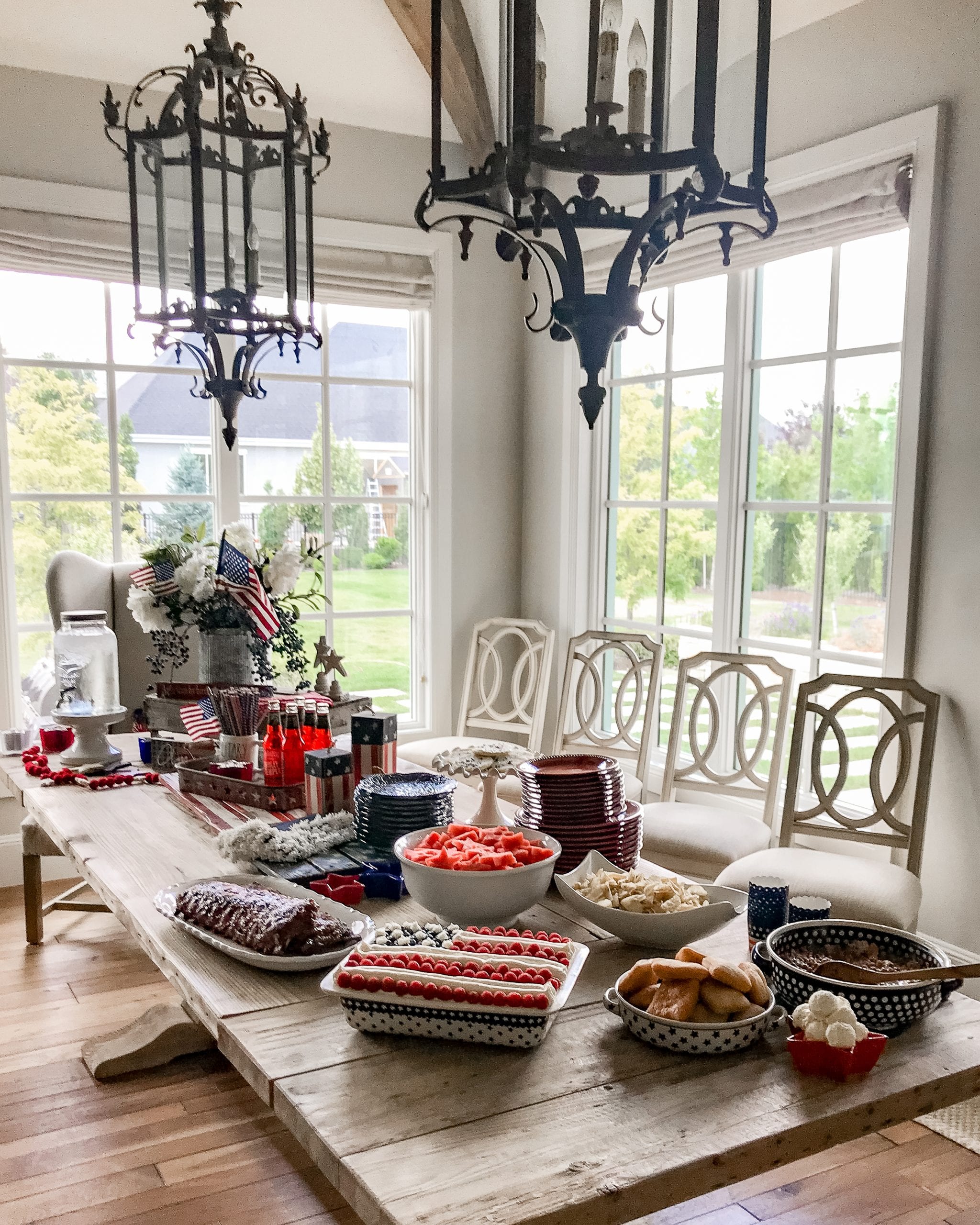 Fourth of July party table