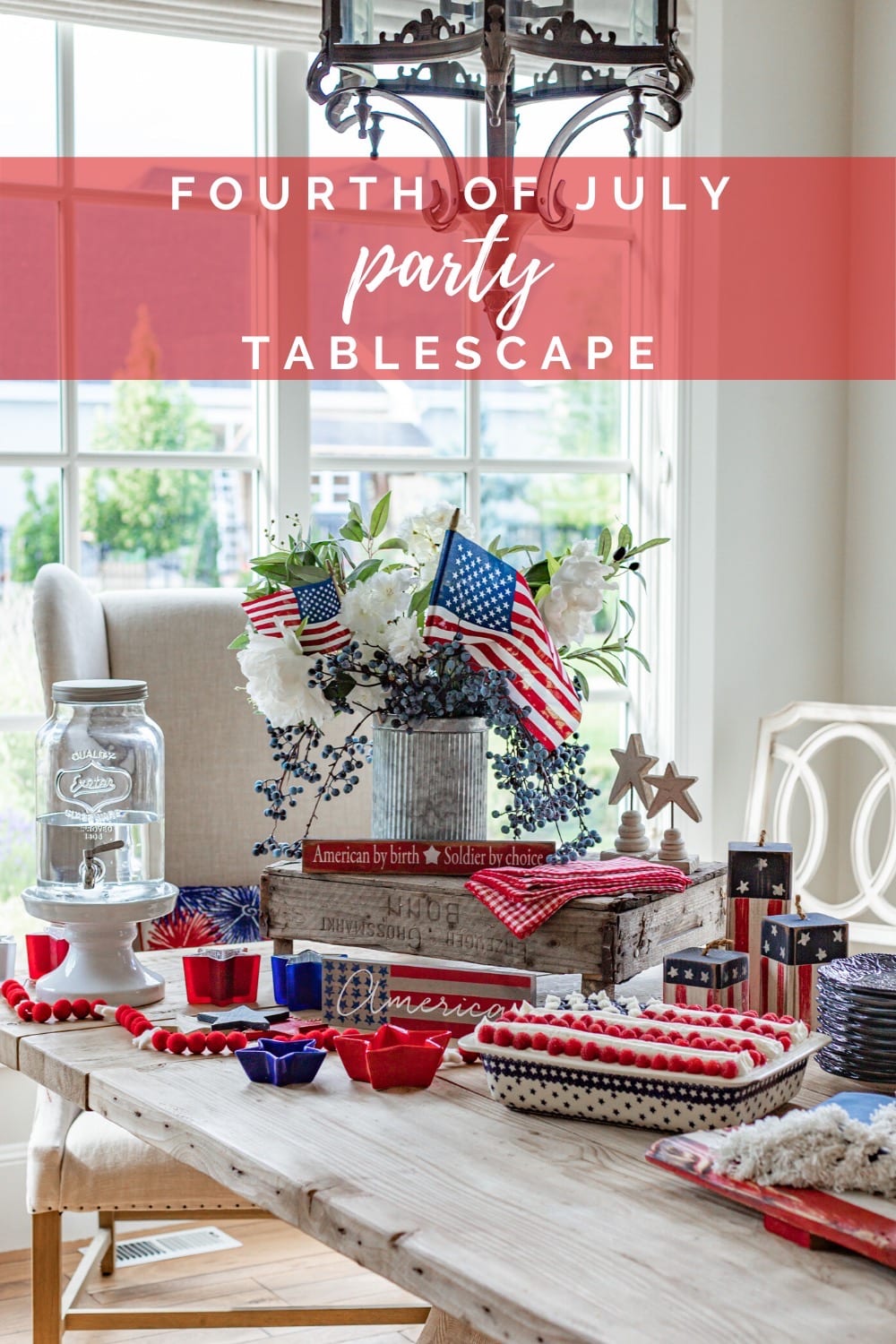 Fourth Of July Tablescape Ideas | July Fourth Party Decor