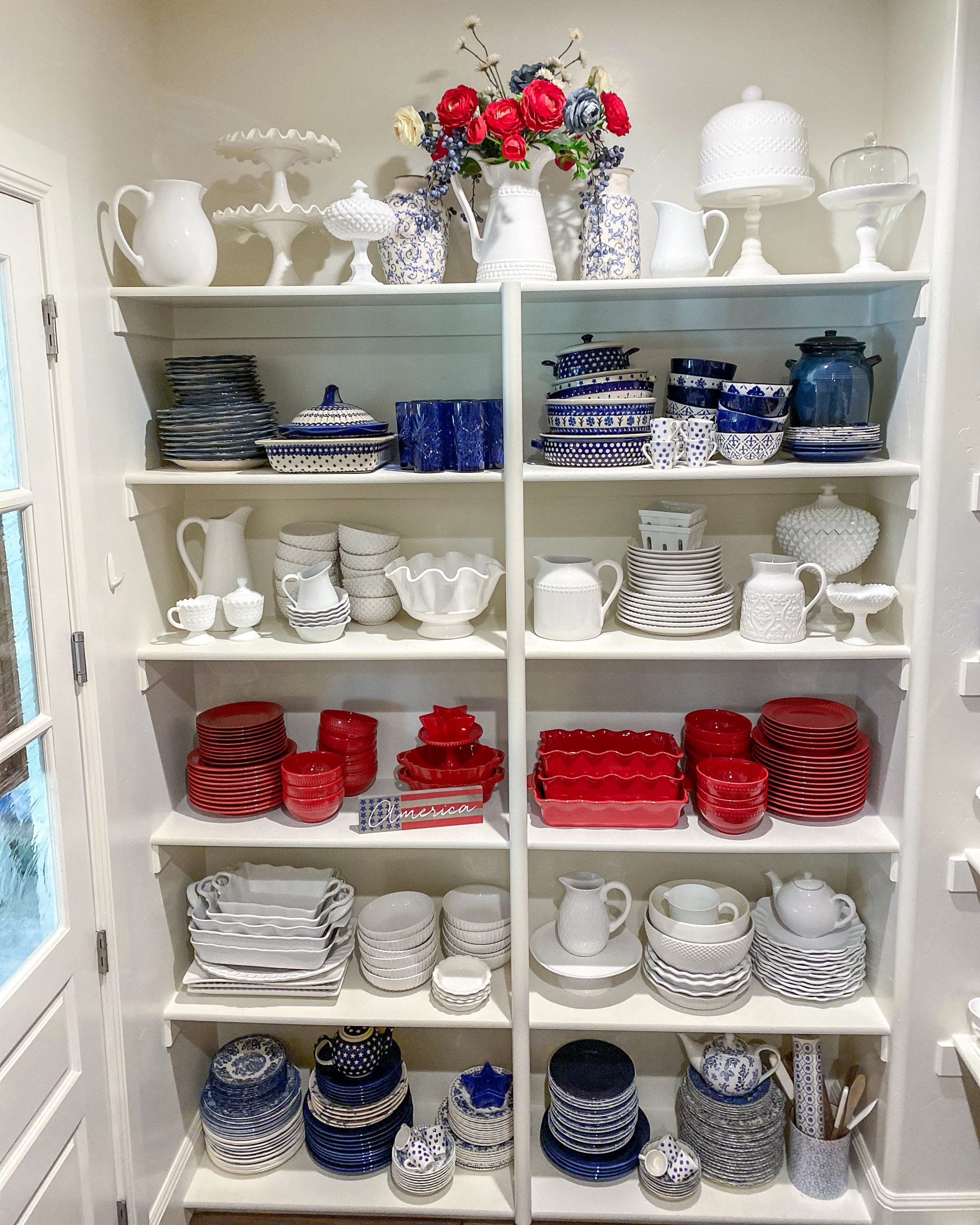 Blue white clearance dishes