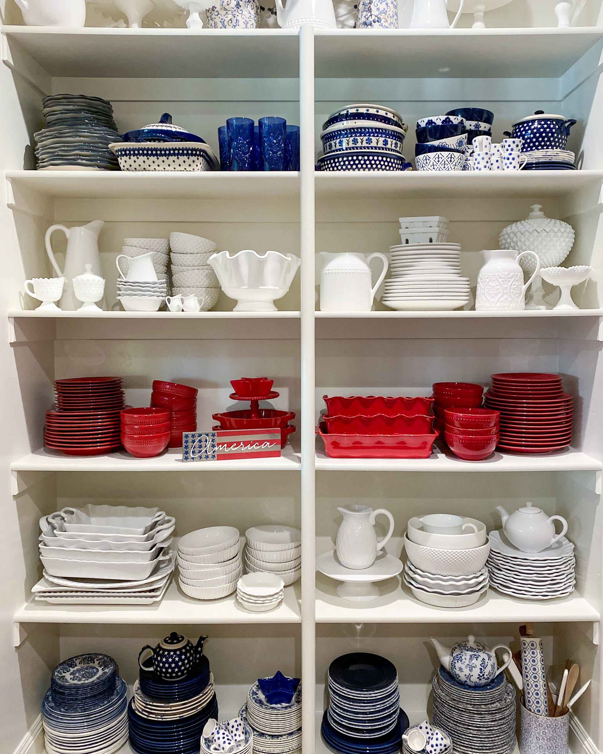 dish pantry organization