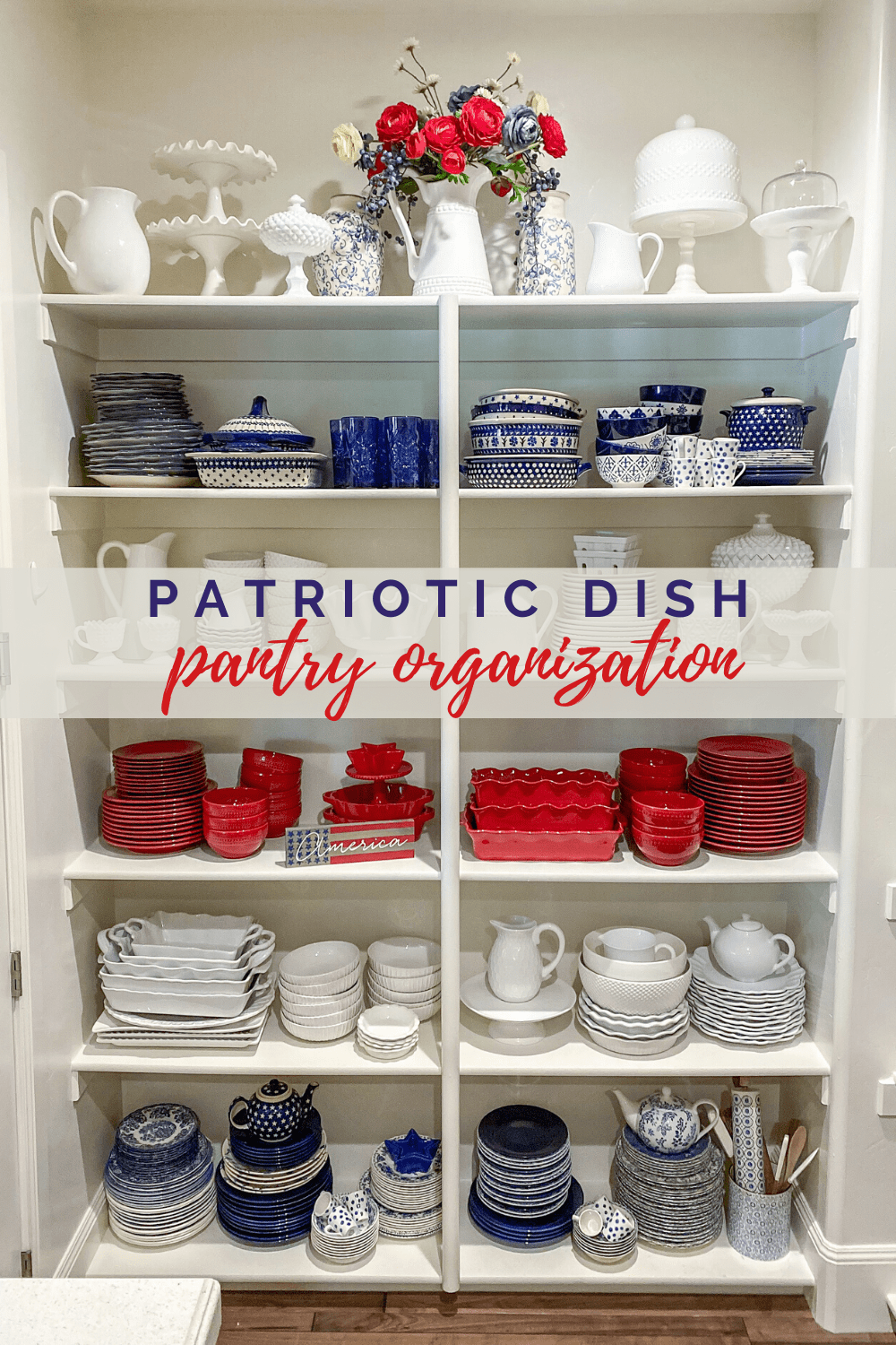 patriotic ceramic dinnerware