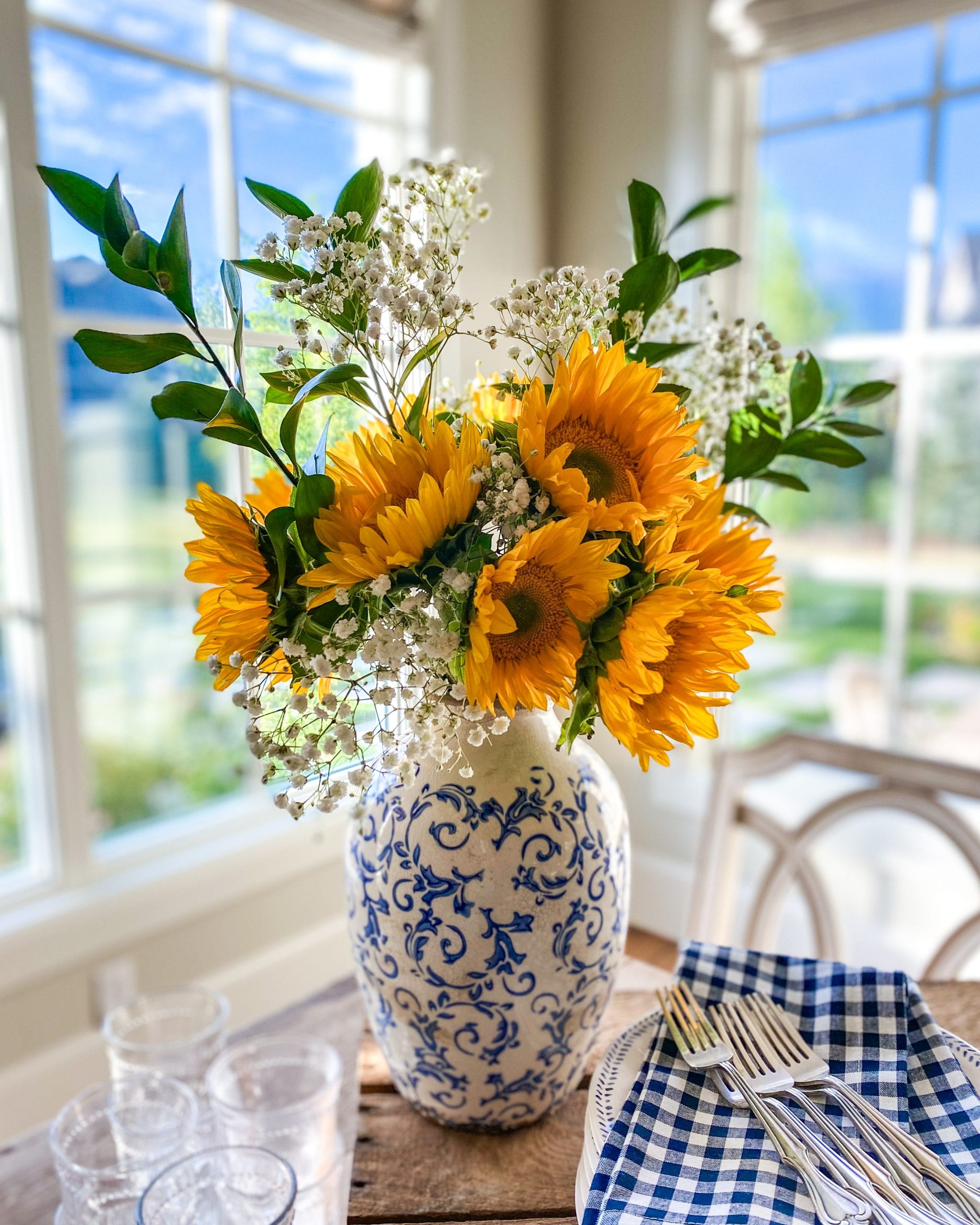 fresh flower Fred Meyer barbecue entertaining