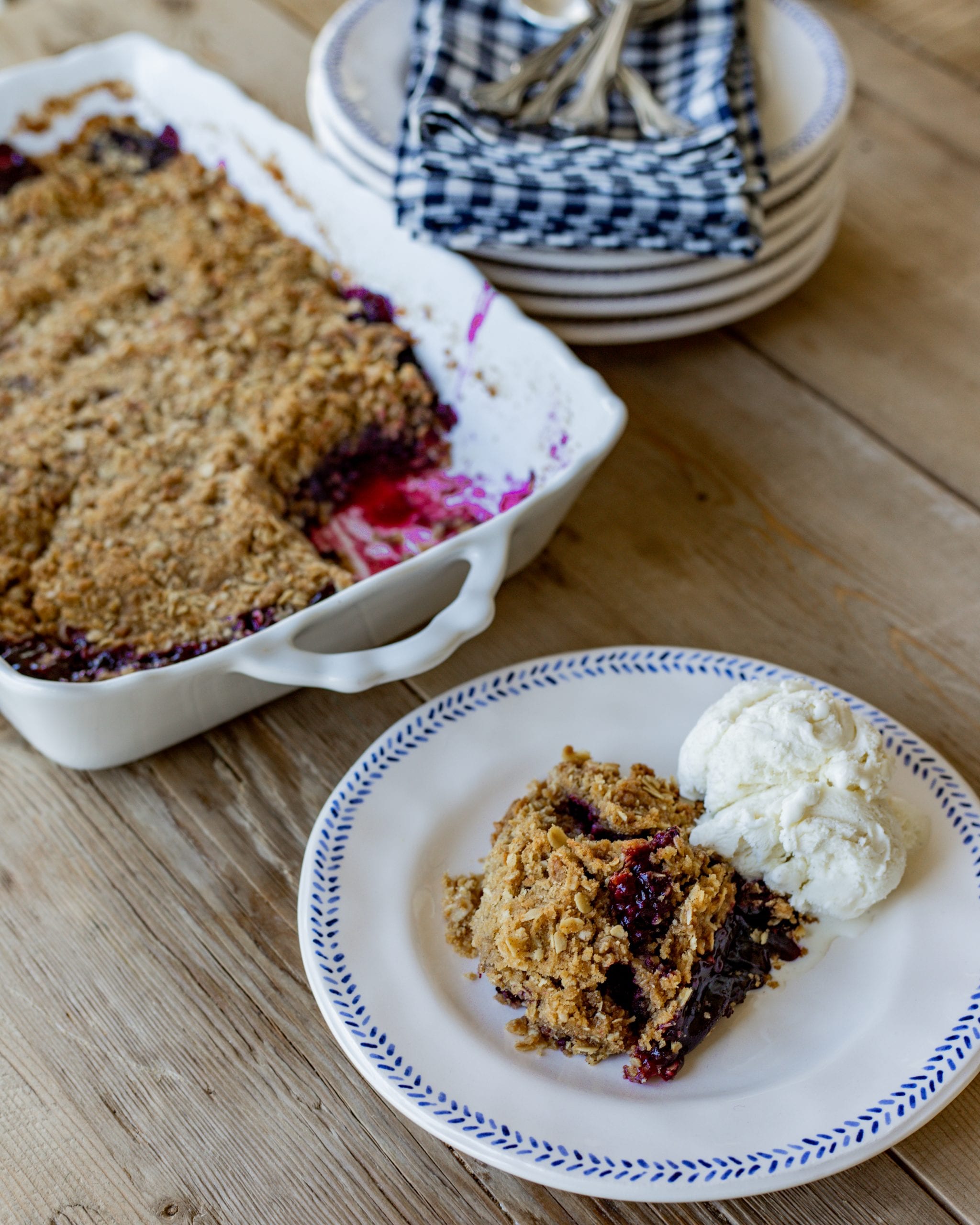 favorite blackberry crumble recipe