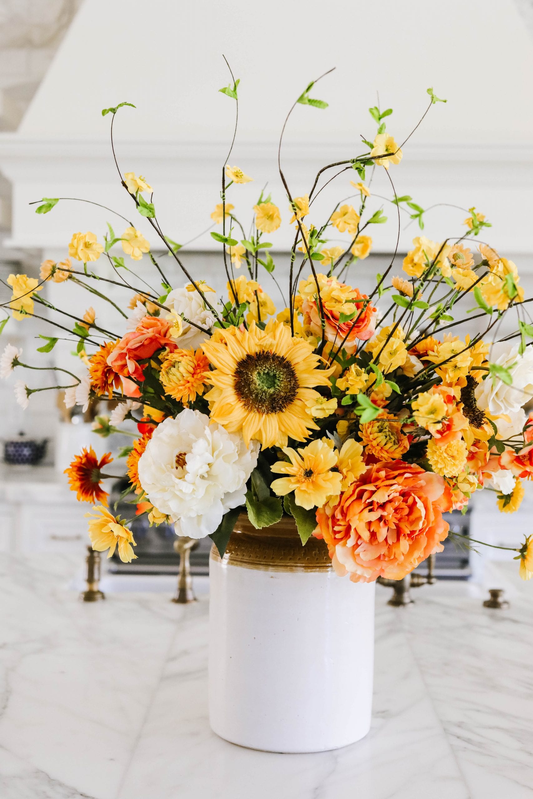 Sunflower Centerpiece | Summer And Fall Centerpiece DIY Tutorial