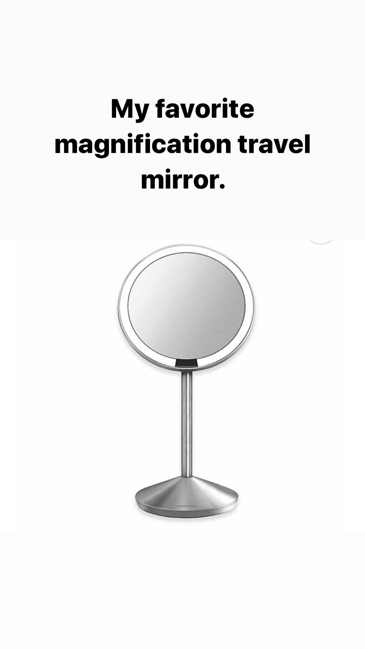 travel mirror