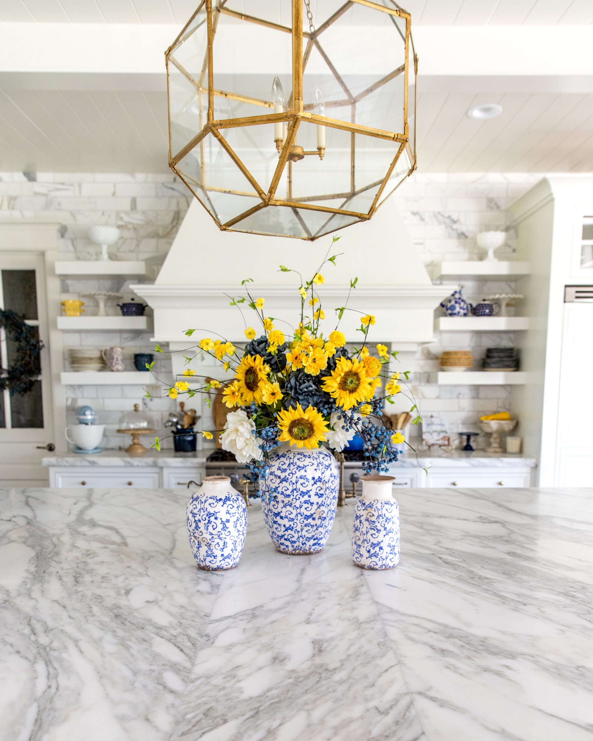 sunflower centerpiece