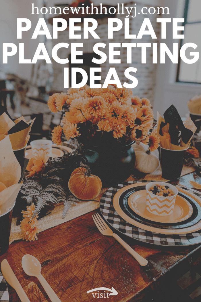 How To Create a Festive Fall Paper Plate Tablescape