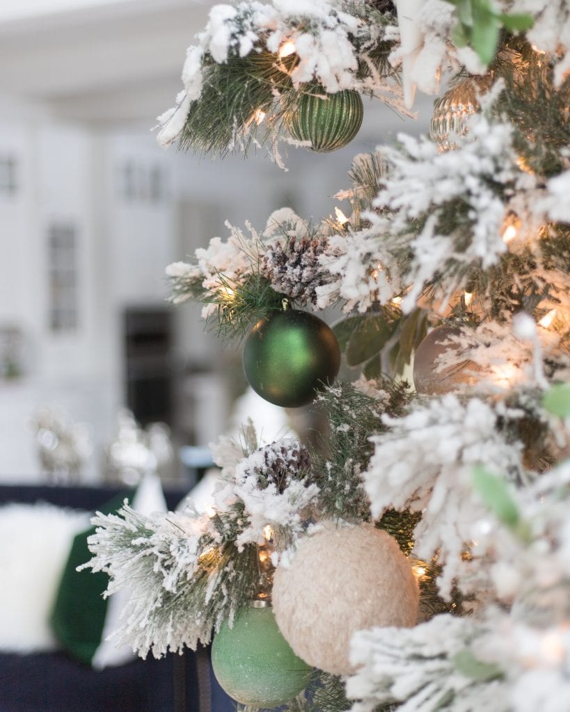 Green And Ivory Christmas | Christmas Home Tour