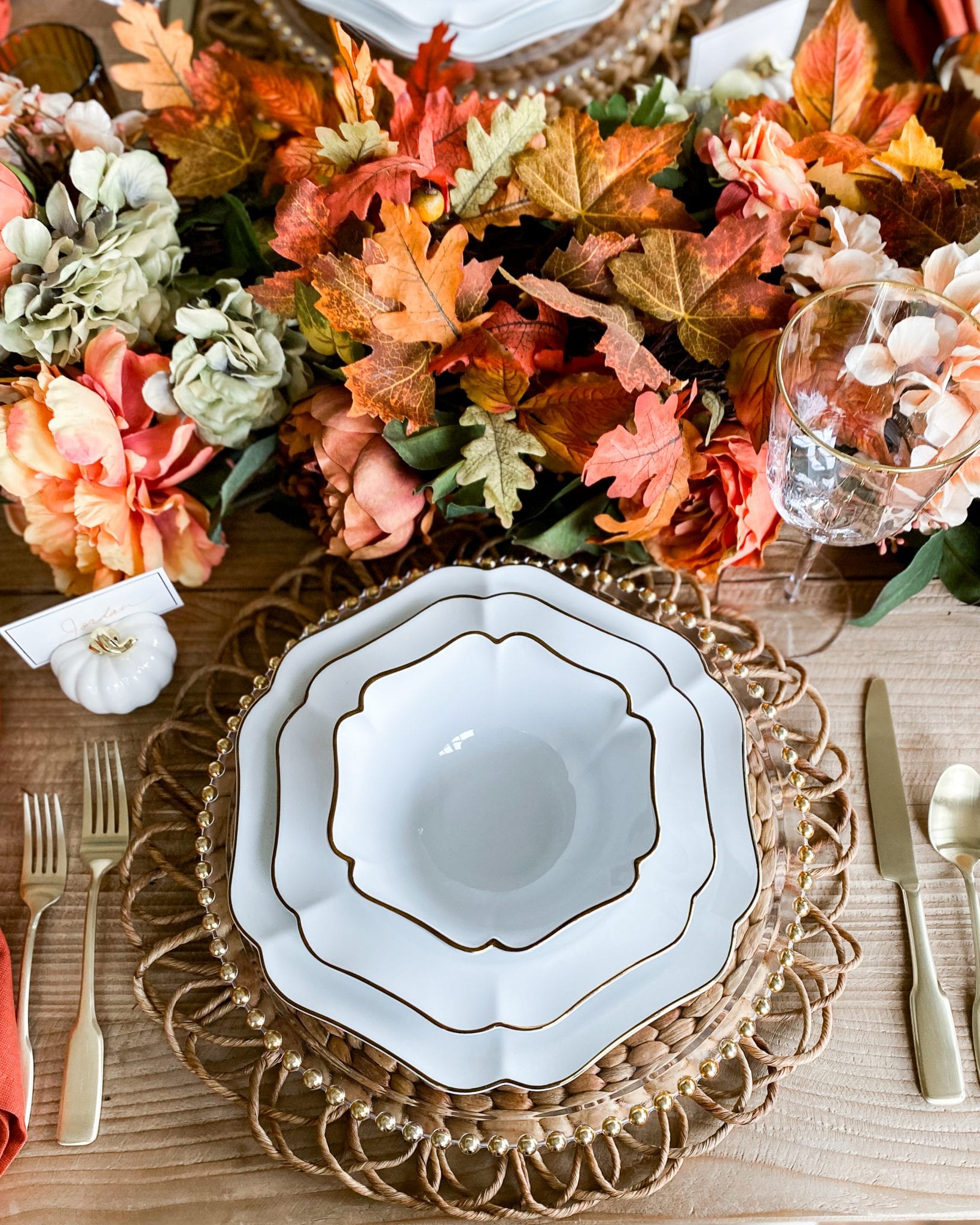 Beautiful Harvest Tablescape | Martha Stewart Fall Tablescape