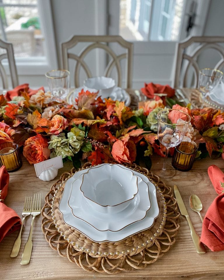 Beautiful Harvest Tablescape | Martha Stewart Fall Tablescape