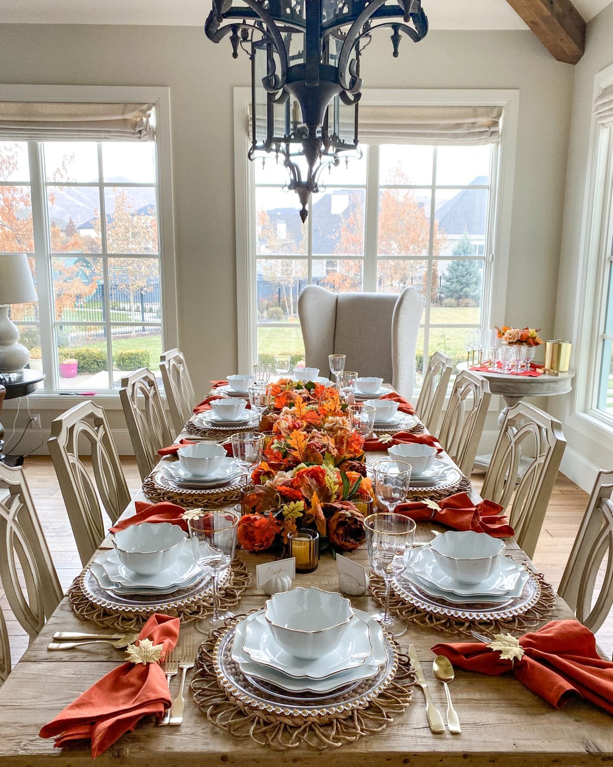 Beautiful Harvest Tablescape | Martha Stewart Fall Tablescape