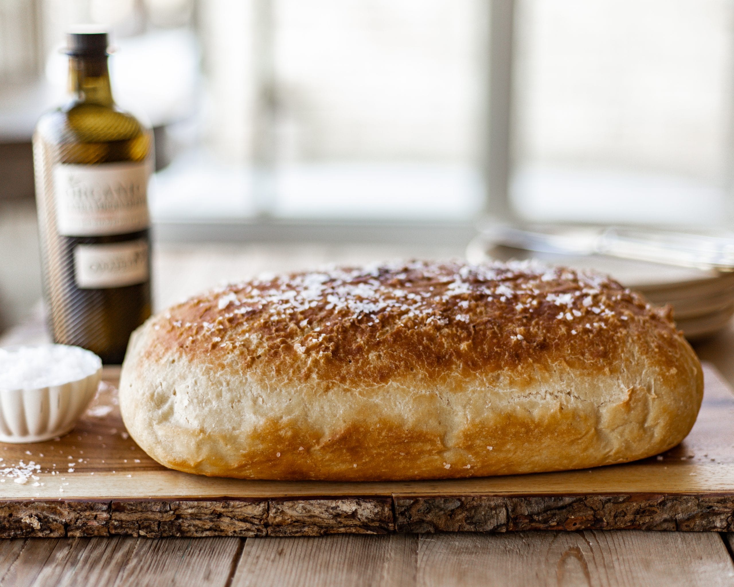 rustic bread making